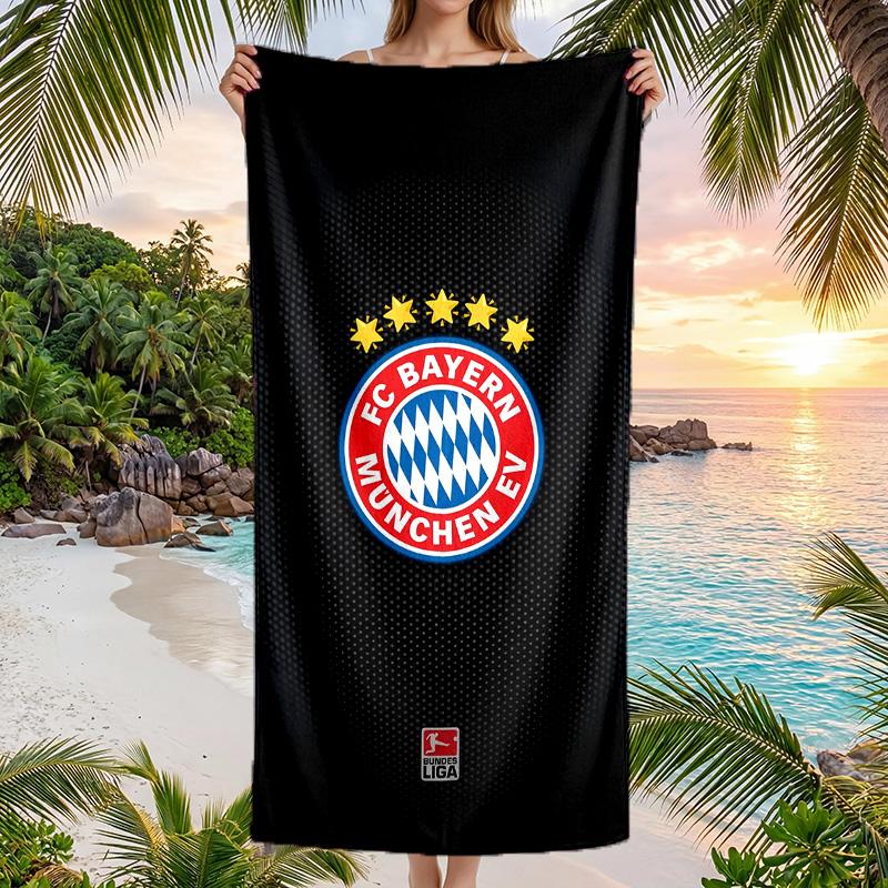 Bayern Munich Beach Towel Soft Microfiber Summer Towel Quick Dry Absorbent Towel for Beach Swimming Pool Travel