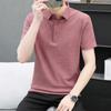 Short Sleeve Men's T-Shirt Casual Lapel Collar Polo T-Shirt
