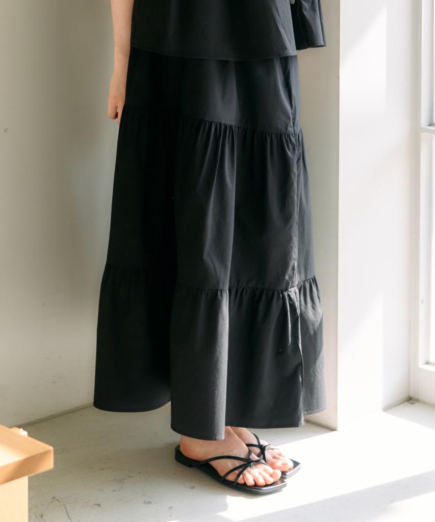 Eliotti Lunee Shirring Panel Skirt_2Color