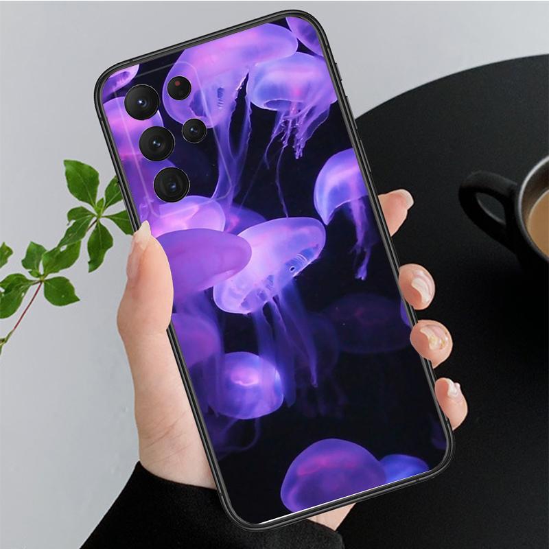 Phone Case for Samsung Galaxy A35 A55 A54 A15 A25 A05s A05 A22 A24 A52 A33 A34 M34 M14 M54 M23 Purple Aesthetic Case Funda