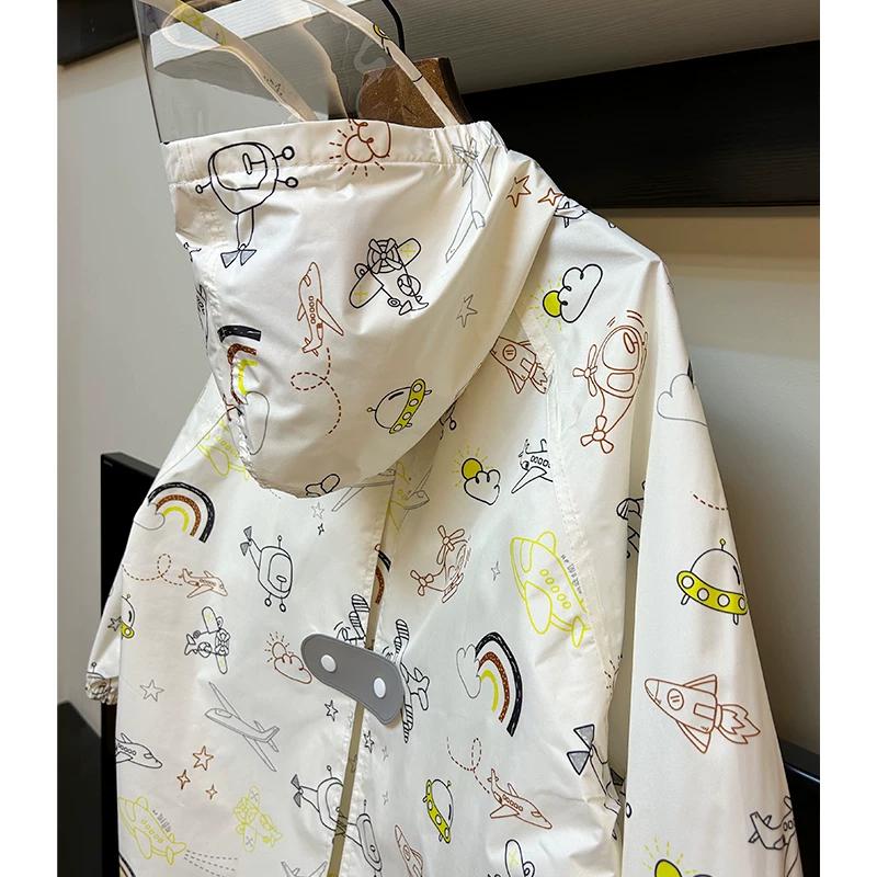 New 2026 Japanese-Style Lightweight Quick-Dry Breathable Children's Raincoat for Boys and Girls, Waterproof Rain Poncho for Kindergarten and