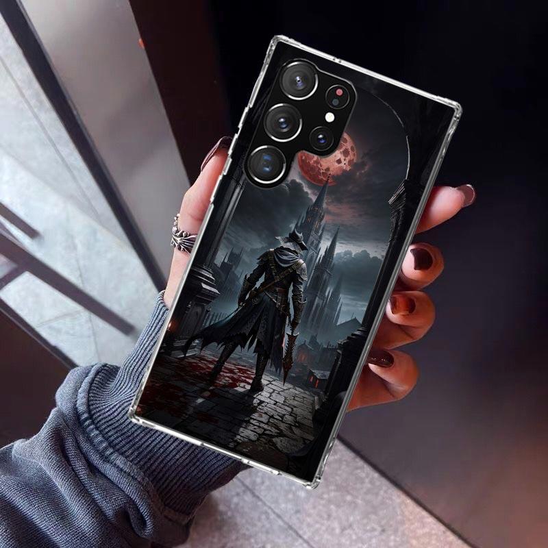 Bloodborne Game Phone Case For Samsung Galaxy S23 S24 S25 Edge S26 Ultra S22 + S21 Plus S20 FE Cover Silicone Print Shell Galaxy