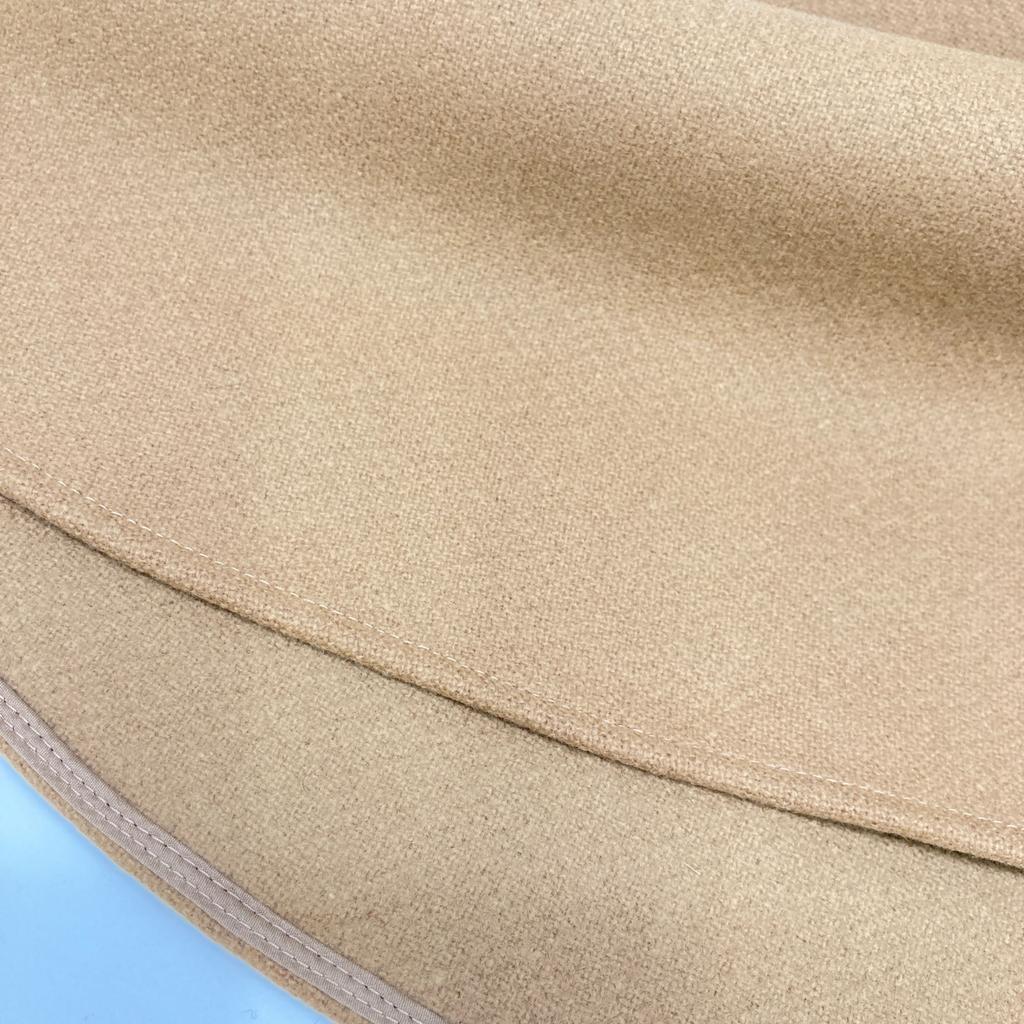 RED VALENTINO SR0RAC70497 Brown wool and cashmere blend flared skirt skirt 42 BrownUsed