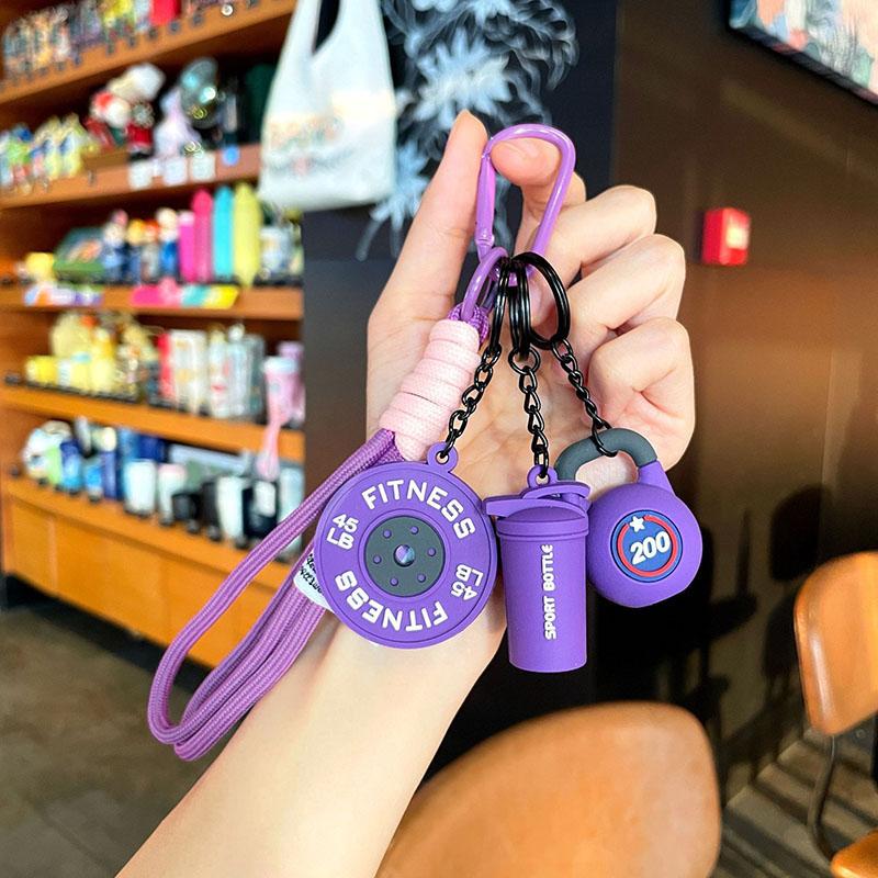 

Yogodlns Женский кулон для сумки, маленький кулон для украшения сумочки для девочек, милый, модный, забавный, простой аксессуар для сумки one size фиолетовый