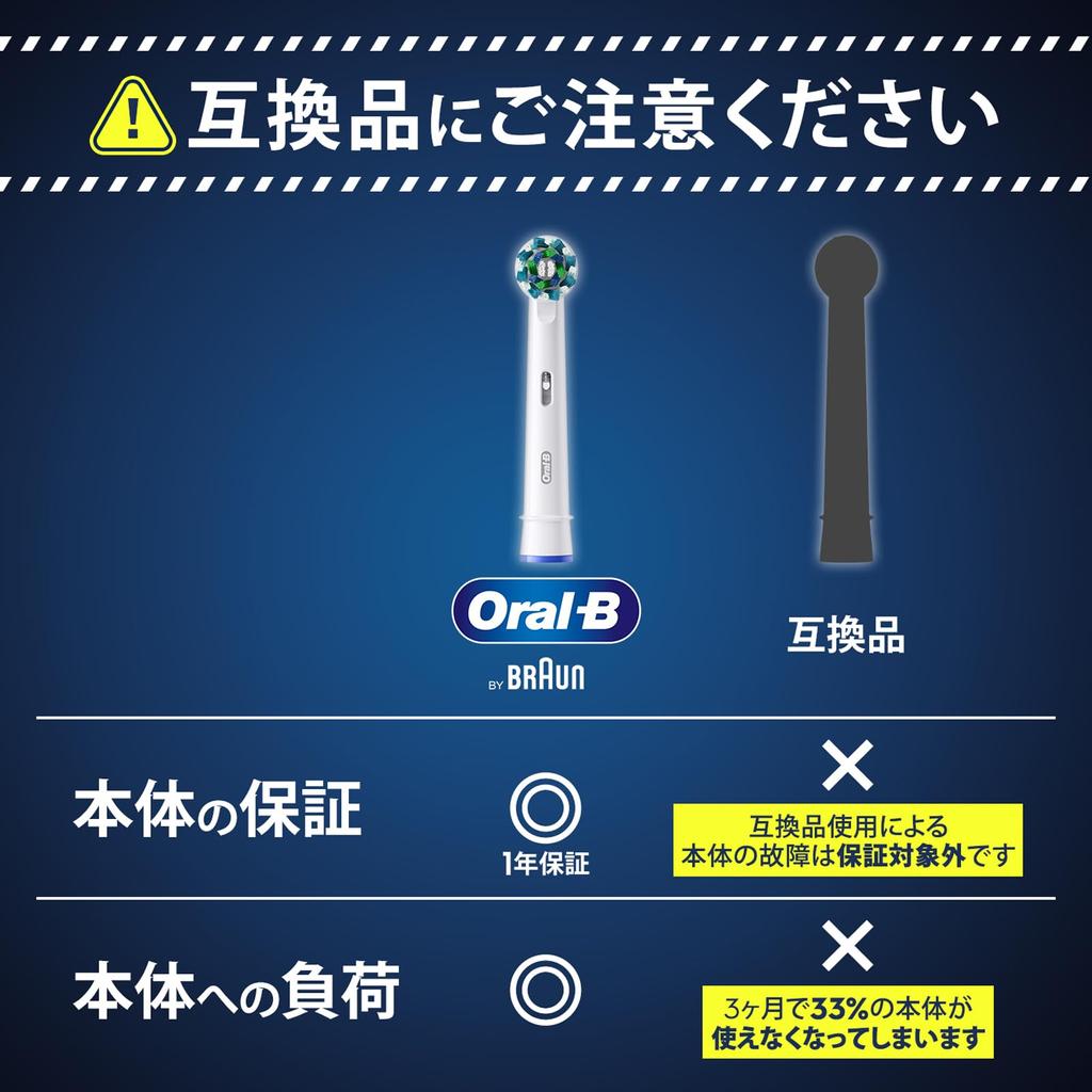 Braun Replacement Brush Oral B Genuine Product times more plaque removal power than compatible years x 2 sets [10 products] Multi-Action 2.5 (10