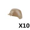 MOC Figure Soldato Città Casco Blocchi da Costruzione Accessori Cappellino da Baseball Sci Cappello da Strega Cowboy Ufficiale USA Bandito Mattoncino Giocattolo Regalo J022