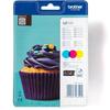 Brother LC123RBWBP Color Ink Cartridge