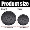 ABCD1 Volkswagen VW Front Grille Rear Trunk Emblem Badge Lid Cover Logo Decoration Sticker For Tiguan 2017 2018 2019 2020 Accessories