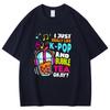 Pearl Milk Tea With Headphones On Print Cotton T Shirt Women Unisex I Like Kpop And Milk Tea Letter Print Pattern Hiphop Shirts
