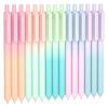 Shuttle Art Gel Pens 0.5mm Pastel Gradient 15-Count. Black Ink.