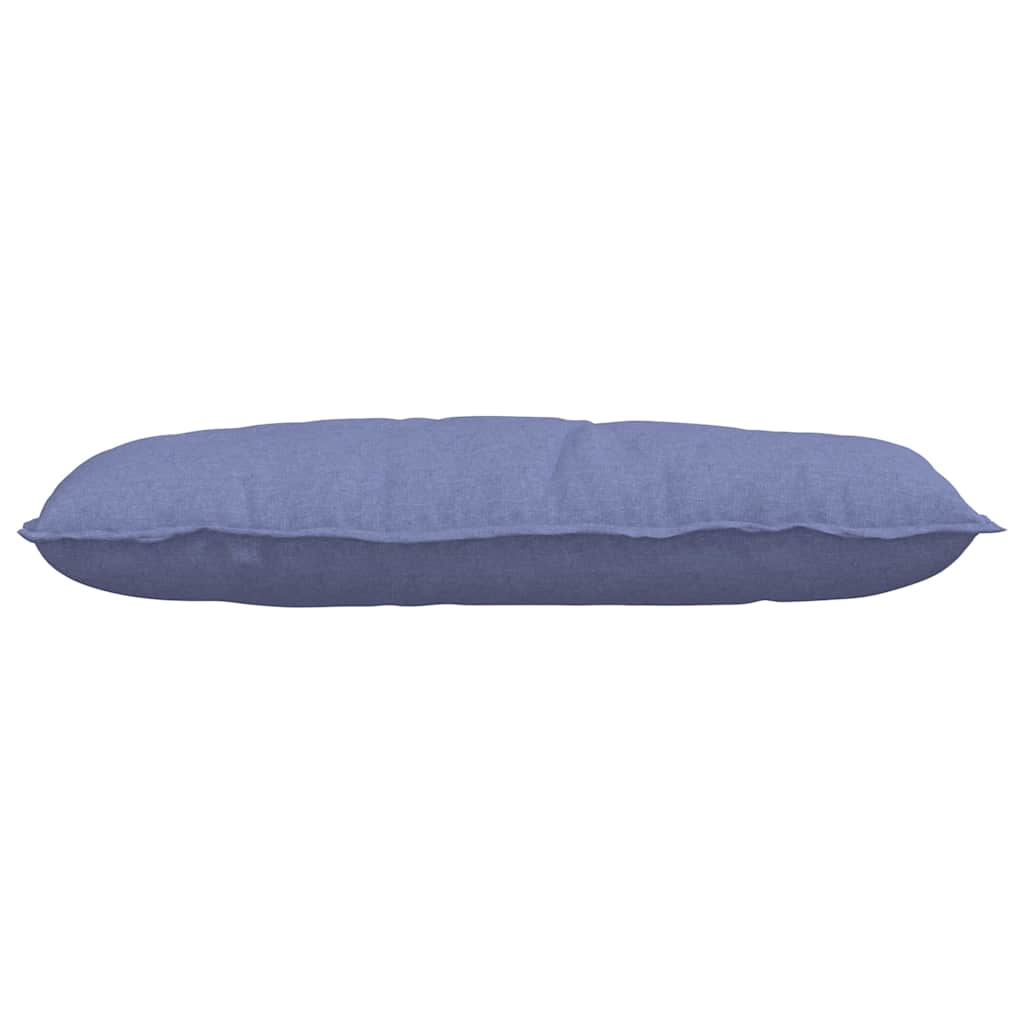 Back Cushion Denim Blue 100 x 19 x 50 cm Fabric