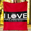 AFC Ajax printed throw blanket—soft,warm;versatile blanket for all seasons—perfect as &air-conditioning throw,nap blanket