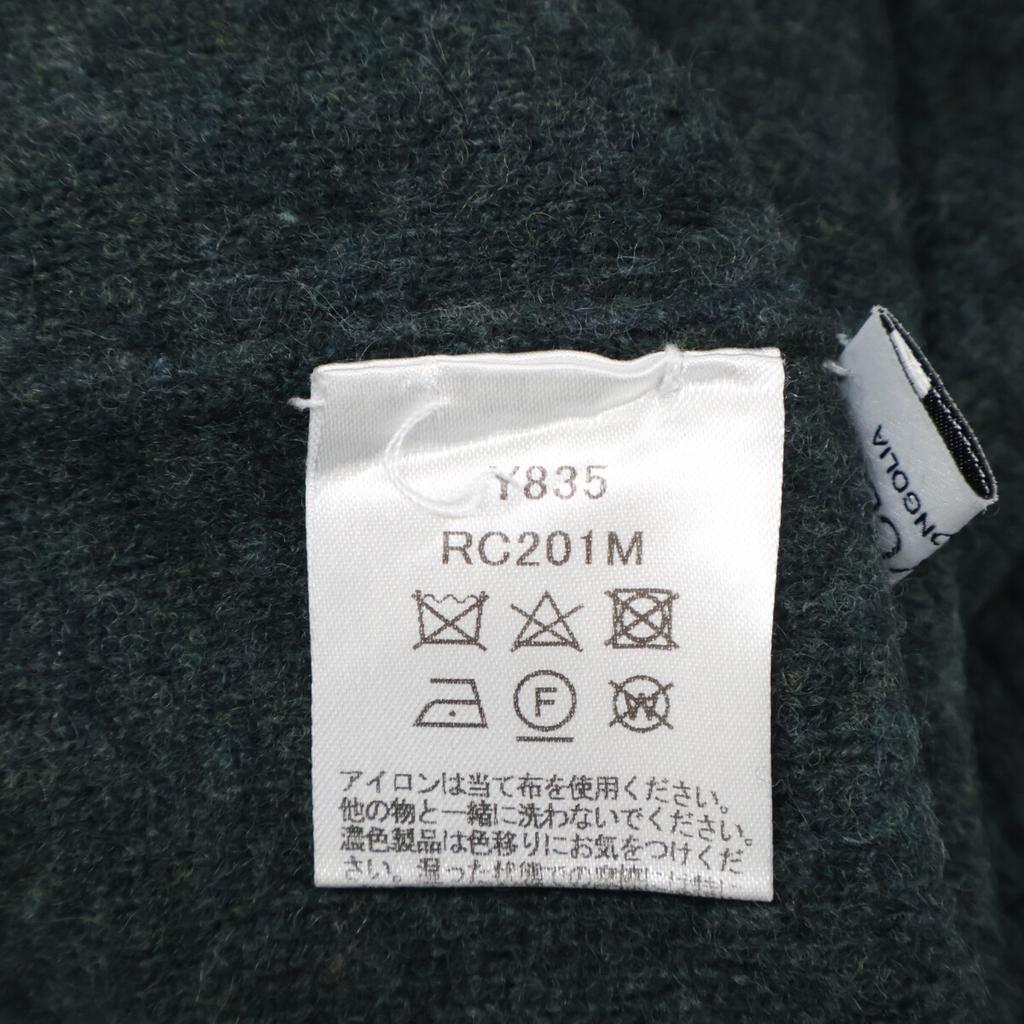 Three Dots  Green RC201M Recycled Cashmere Crew Neck Knit Tops L greenUsed