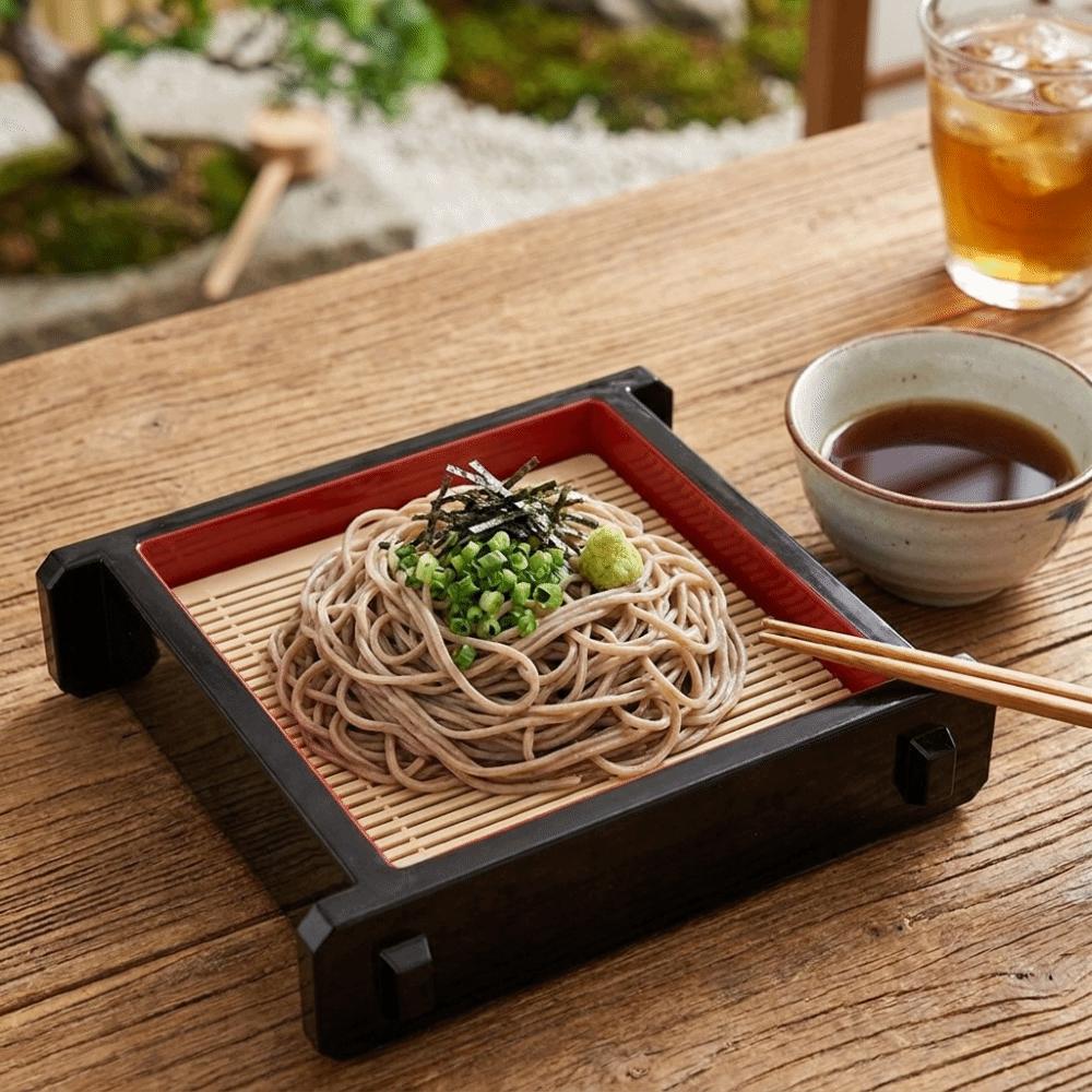 Rectangle Cold Noodle Plate Multipurpose Soba Noodle Plate Practical Snacks Dishes Buffet