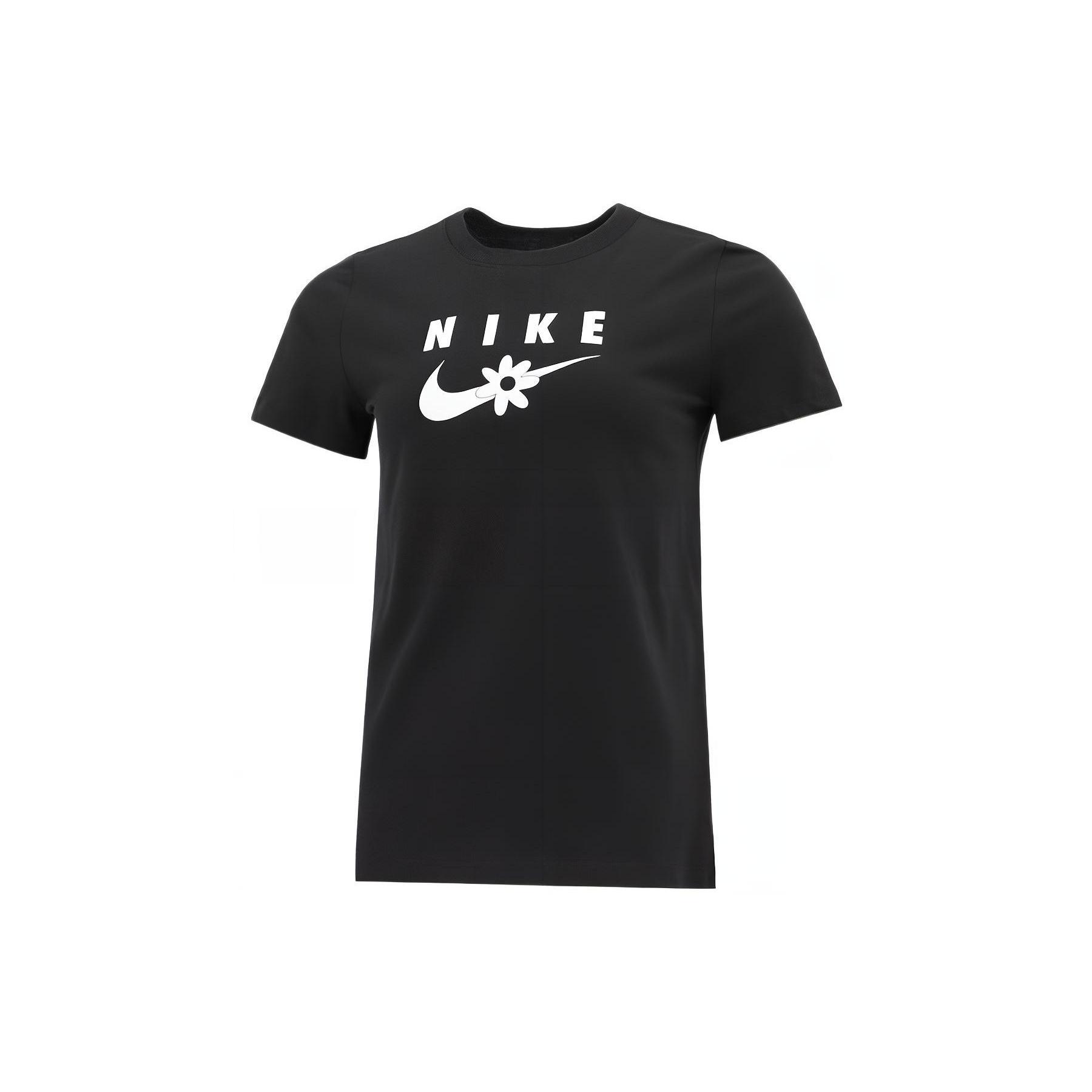 (WMNS) Nike AS W Sportswear Nike Sportswear Tee SS Sport DAISY Black Women s DN5859-010 L