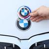 ABS 82MM 74MM For BMW Front Hood Emblem Trunk Rear badge logo  F10 F20 G20 E87 E60 E63 F01 E46 E90 F30 F02 E83 Car Accessories