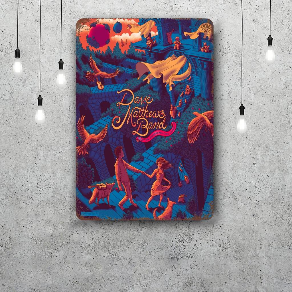 Dave Matthews Band Metallschilder Wanddeko Vintage Blechschilder Captain Metallposter Dekor für Bar Pub Club Wanddekoration