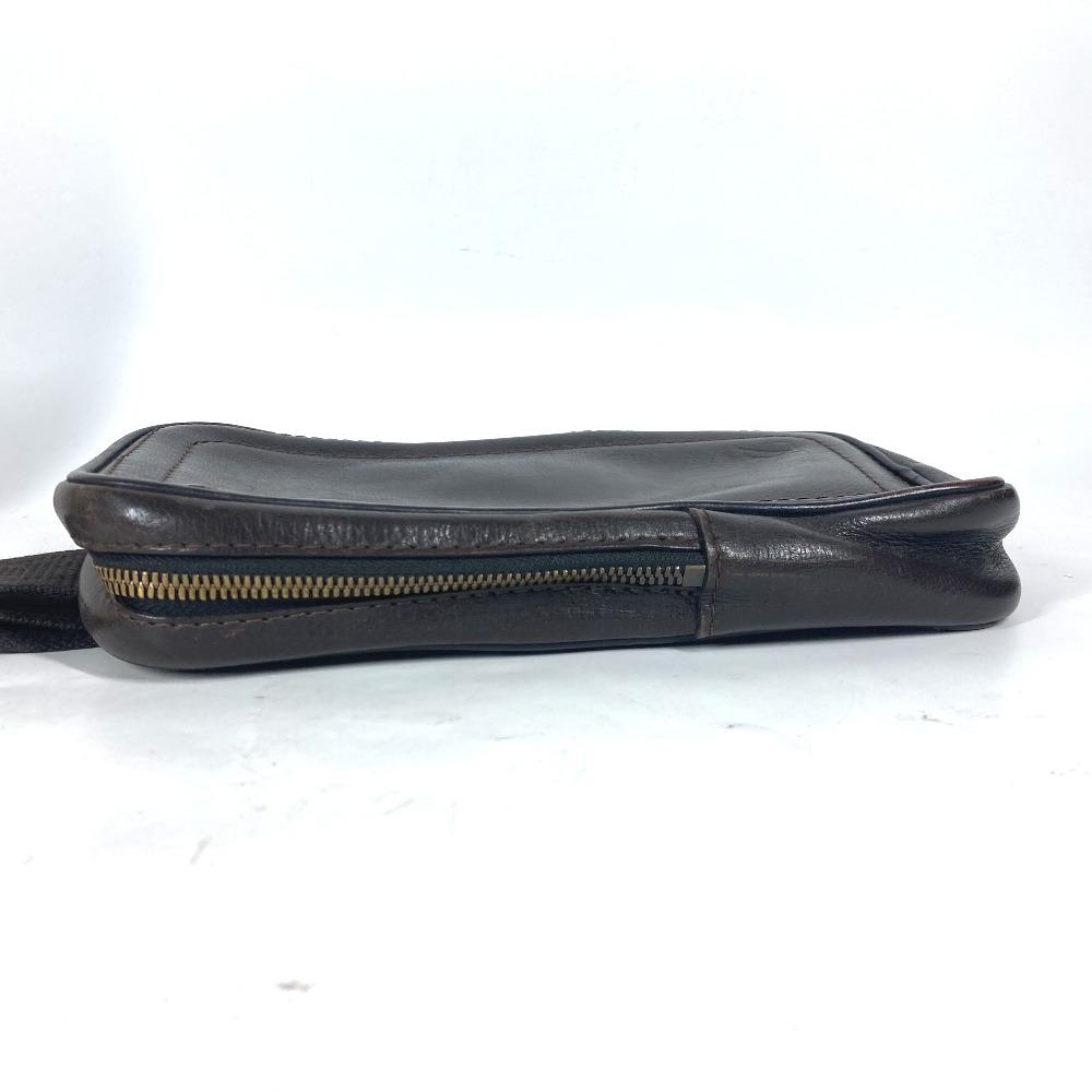 Louis Vuitton M92535 Utah Sui Belt Waist Pouch body bag Utah leather Cafe Brown