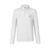 Fila Fleece Lined Half Zip Versatile Comfortable Long Sleeved T Shirt Men's To Premium Gray A11M441202FGY