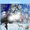 Adjustable Angle Led Snowflake Projector Lamp For Outdoor Christmas Party Decor