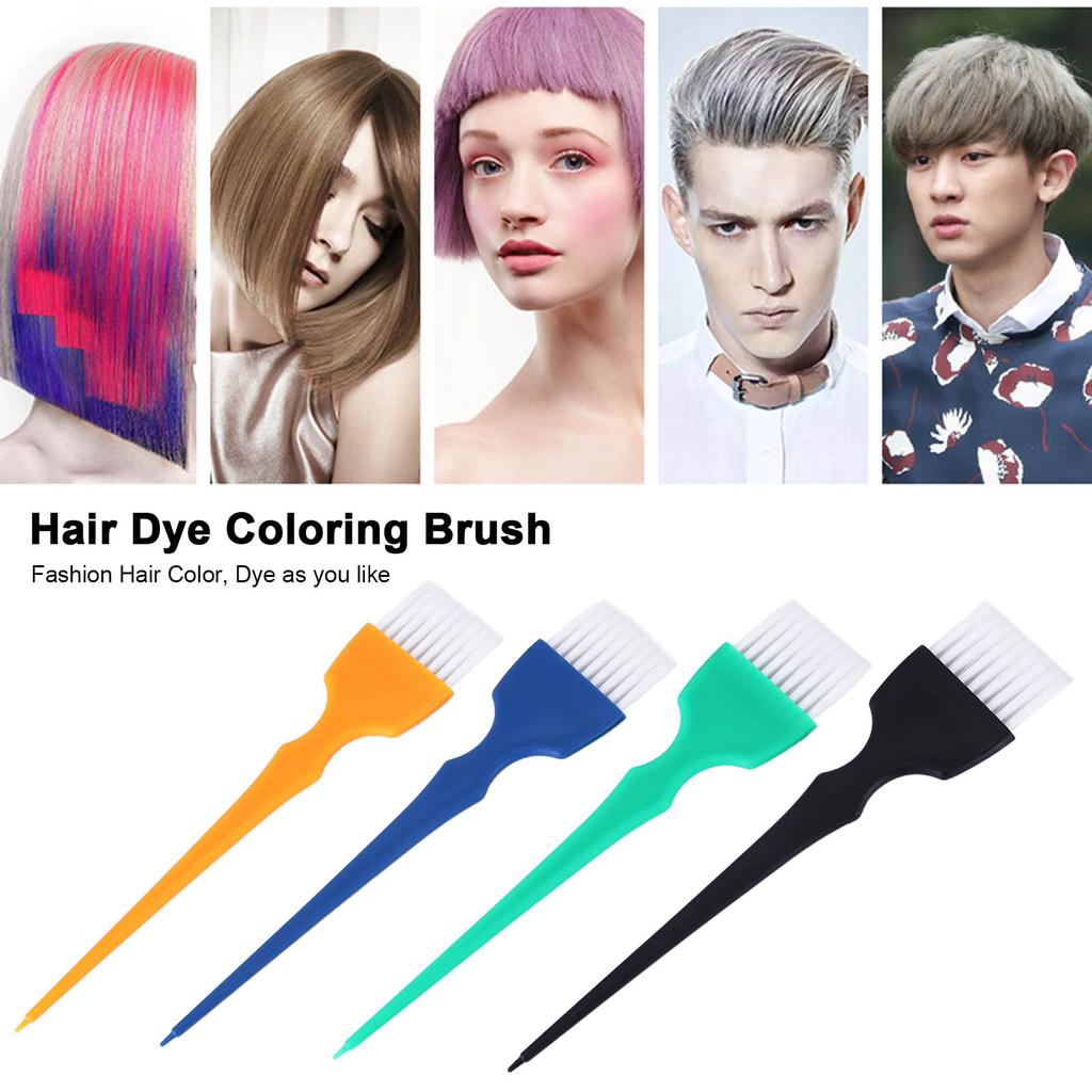 1 Pcs Hair Dye Brush Coloring Combs Barber Tools Color Tint Applicator Highlight Dyeing Brush Kit Salon Hair Coloring