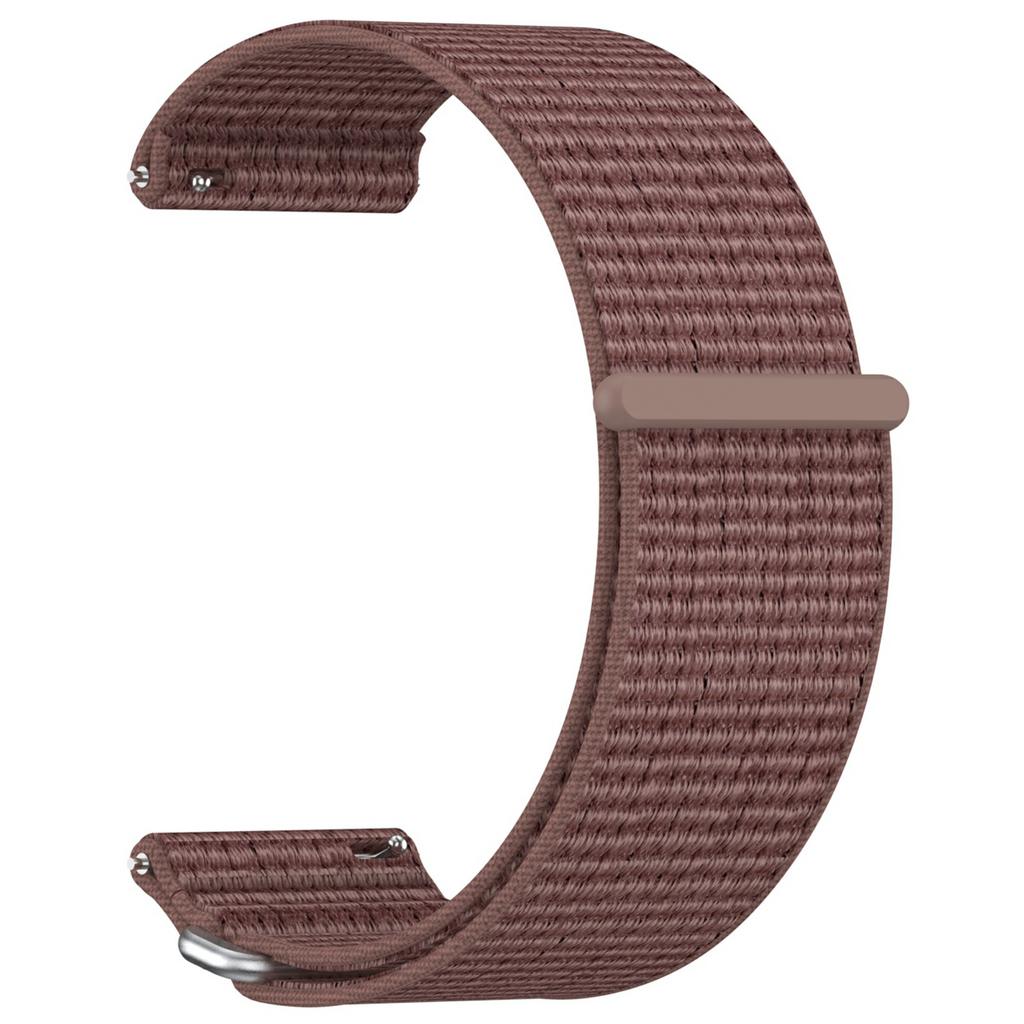 For Garmin Venu X1 Wrist Strap Magic Tape Nylon Loop Watch Band with Metal Ring