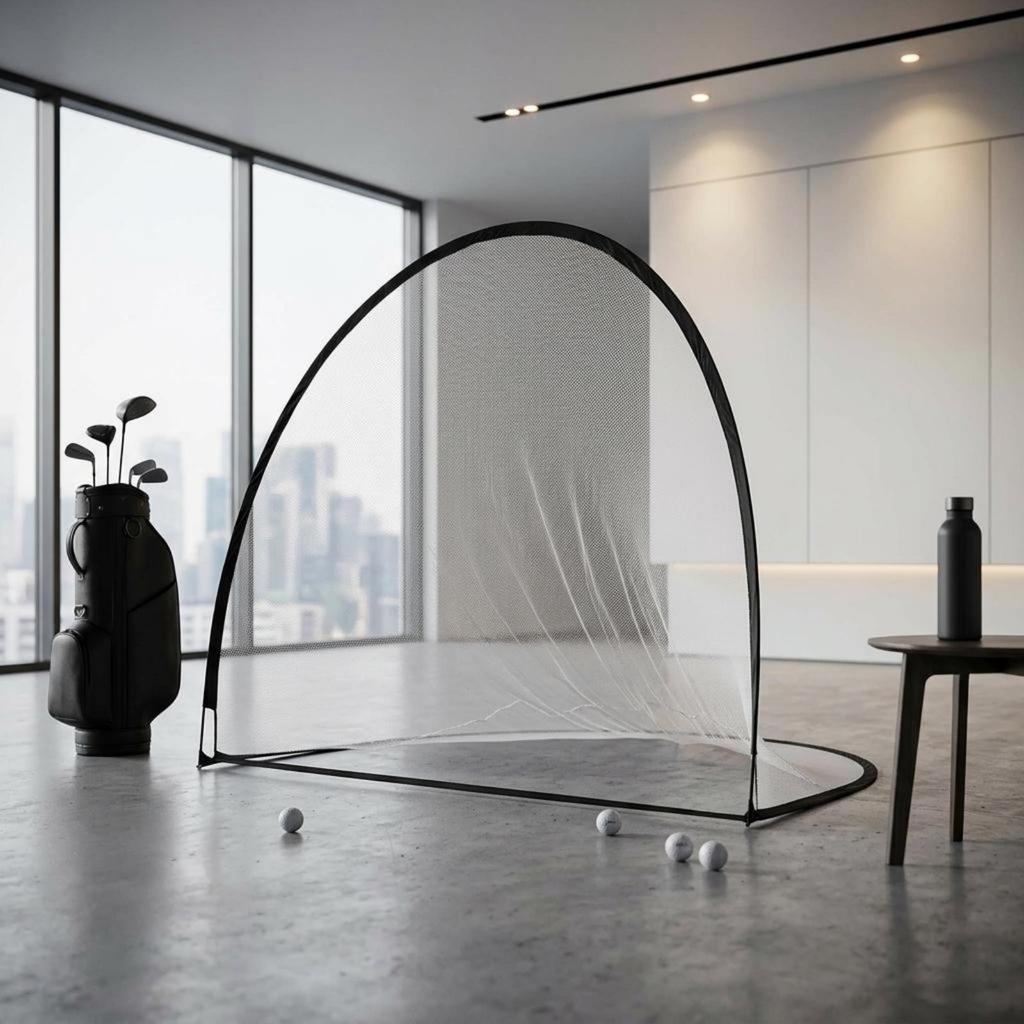 Golf Practice Net Mesh Sports Gear Unobstructed Front