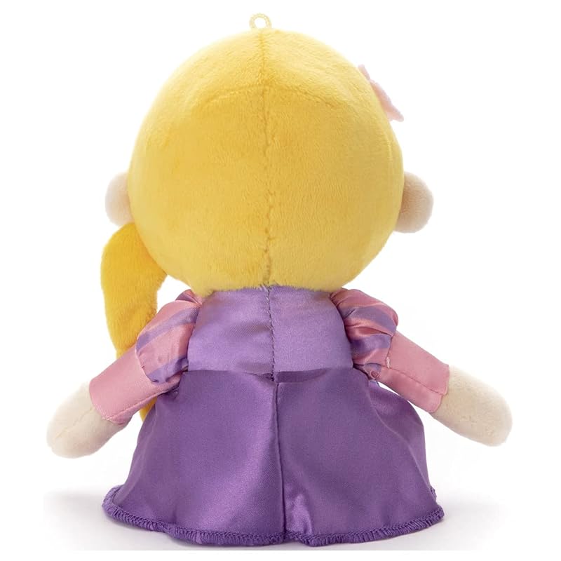 Takara Tomy Arts Disney Character Washable Beans Collection Rapunzel Plush Toy, Approximately 19cm Tall