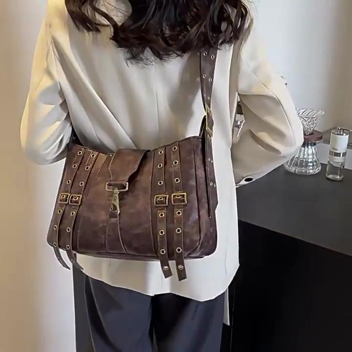 Trendy Design Large Tote Handbags and Purses Women Shoulder Bags New Leather Ladies Travel Shopping Crossbody Bag KTY