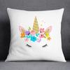 Cartoon Pink Unicorn Collection Pillow Gift Home Office Decor Pillow Bedroom Sofa Car Cushion Cover Pillowcase