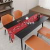 Vintage TableCloth with Tassel Table Cover Table Flag Red Chinese Style Table Runner  Wedding Party