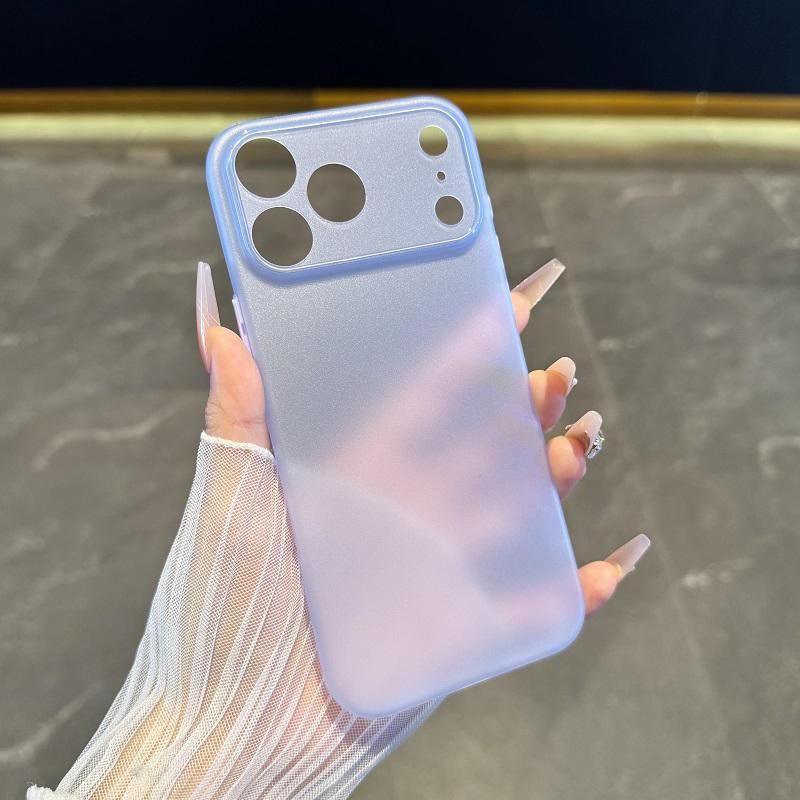 Ultra Thin Soft Matte Case For iPhone 17 16 15 14 13 12 11 Pro Max Plus Silicone Candy Color Transparent Cover