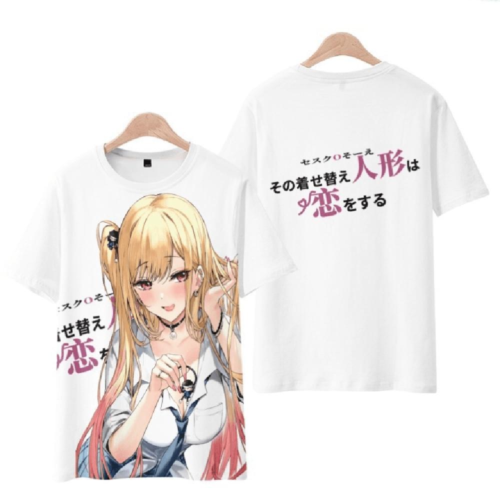 Anime Manga My Dress Up Darling Trička 3D tisk Muži Žena Tričko pro volný čas Streetwear Nadměrná velikost Harajuku Dětské topy Trička Oblečení