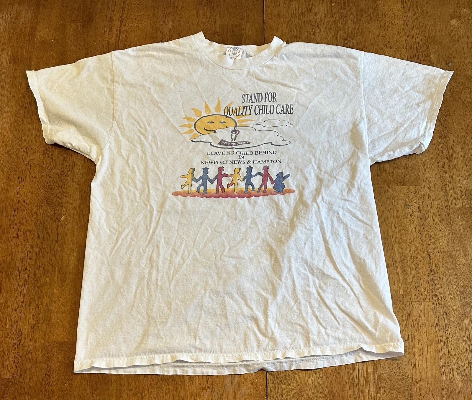 Vintage T Shirt Stand For Quality Child Care Education XL XL