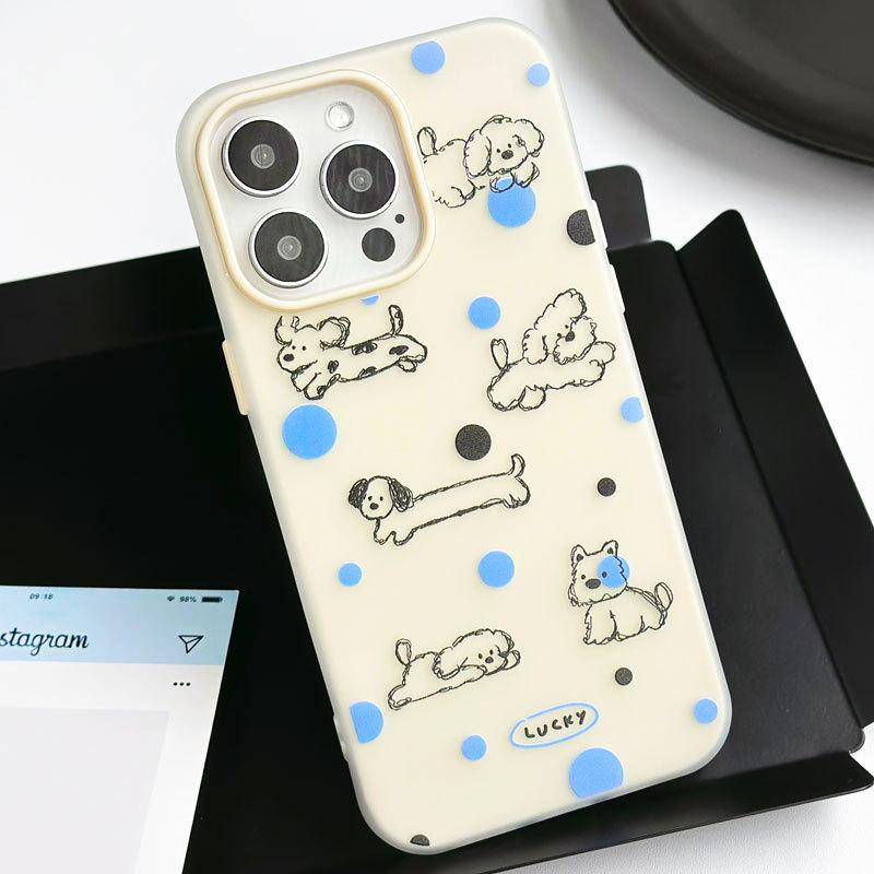 Zhitai Cartoon Jelly Skin Case für iPhone 11/12/14/15/16 Pro Max