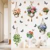 Fresh Pendant Pottery Butterfly Living Room Bedroom Home Wall Background Beautification Decorative Wall Stickers