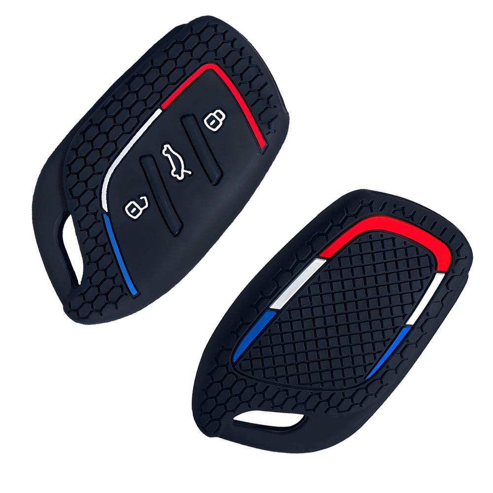 Silikon Schlüsselanhänger Hülle für MG 4 2026 Mg4 Ev MG HS GT ZS EV ZX MG5 MG6 für Roewe RX3 RX5 RX8 ERX5 I6 I5 Autozubehör