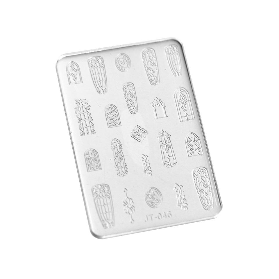 Tenso Mirror DIY Jewelry Crystal Epoxy Silicone Mold for 3D Phototherapy Carving - Model JT-046