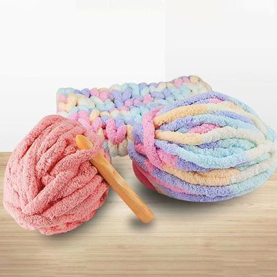 250 g Handstricken weiches DIY-Schal-Handtaschen-Grobgarn dickes Deckenkissen Haustiernest-Häkelgarn