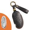 The New Retro Key Bag Is Suitable for Korean Hyundai Car Key Cover, Purely Handmade High-end Protective Shell Buckle, Cowhide.