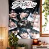Stray Kids Pattern Tapestry Wall Hanging Boho Aesthetic Wall Blanket For Bedroom Living Room Dorm Home Wall Decor 1015292