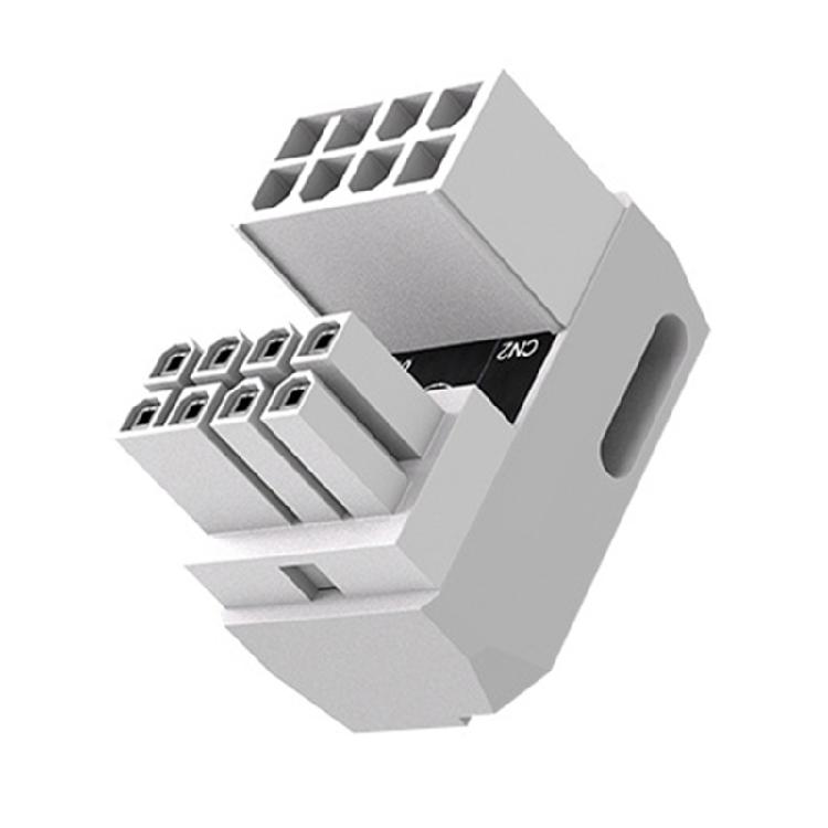 CPU 8Pin Power Connector Adapter 180 Degree Connector for Desktop Graphics Card Mainboard 8Pin Power Steering Connector