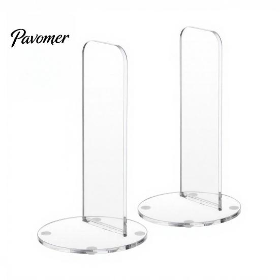 Countertop Boxing Glove Rack Acrylic Display Stand, Non-slip Base Holder, Holder for Vertical Storage Home Gym Training Sports Gloves Stand
