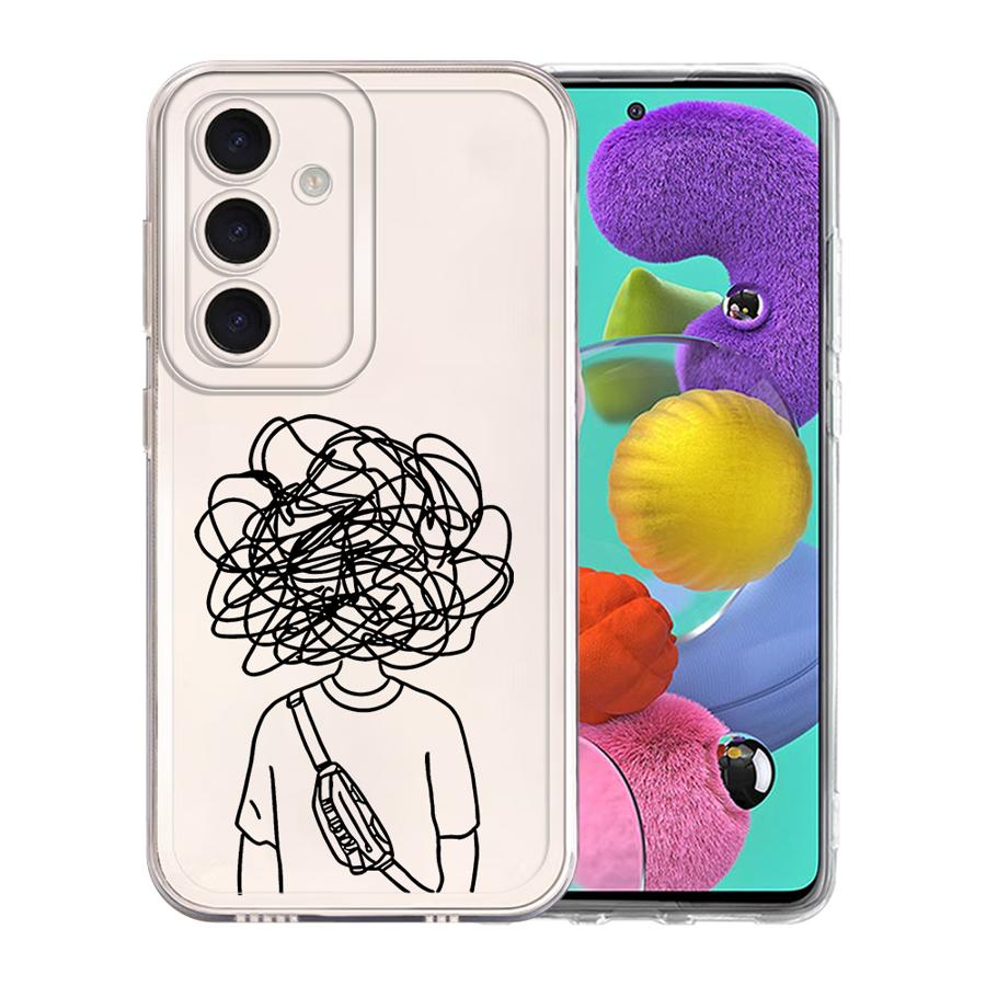 Bad Mood Case for Samsung Galaxy A57 A56 A14 A16 A34 A35 A36 A37 A25 A51 A52 A55 A52 A17 A54 A15 A26 A24 Phone Cover A23 A13 A31