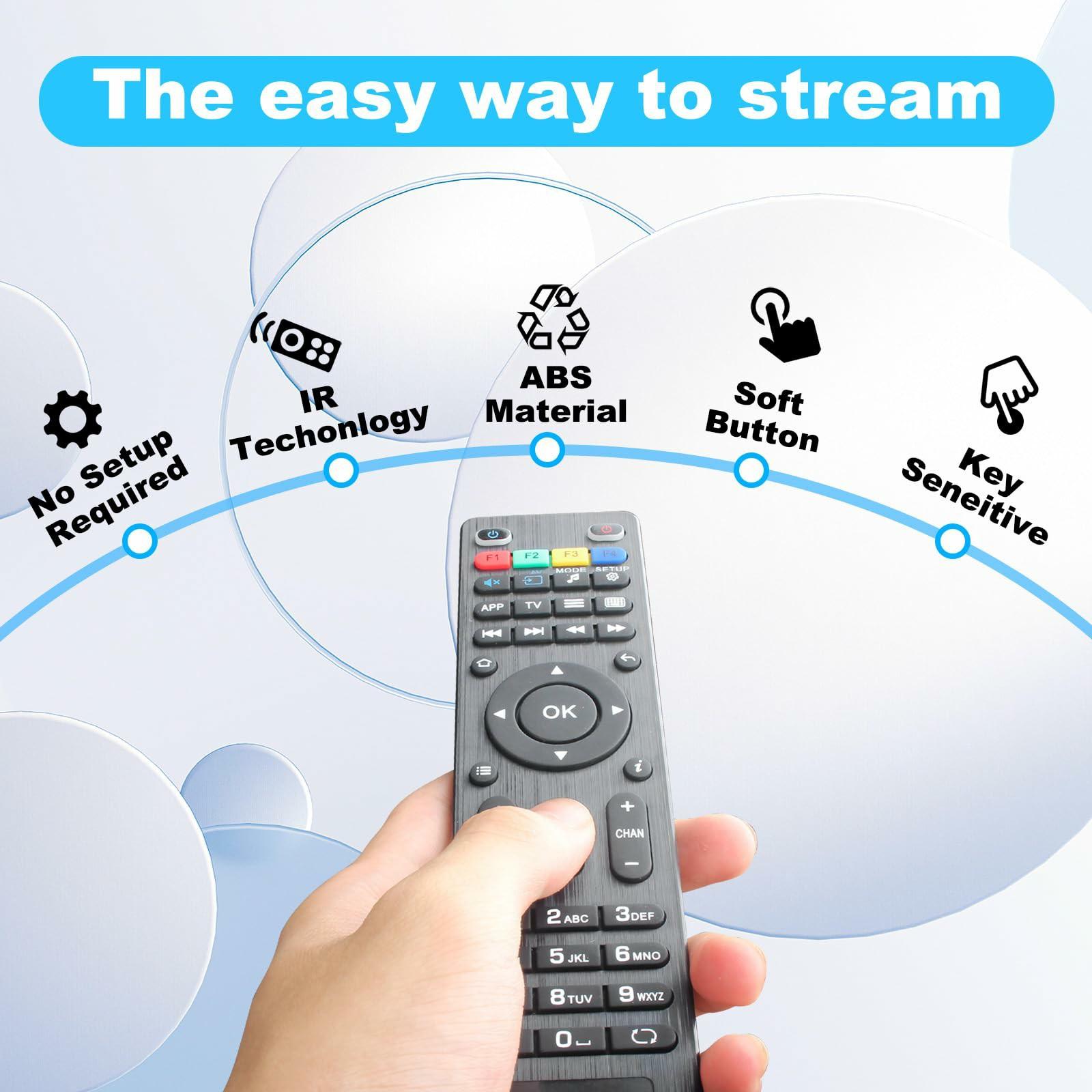 

For Infomir Mag250/Mag254/Mag255/Mag256/Mag275 Set Top Box Remote Control Replacement A