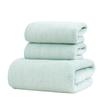 3-Piece Set: Soft, Absorbent Coral Fleece Towels - 2 Hand Towels + 1 Bath Towel, Easy to Wash and Dry