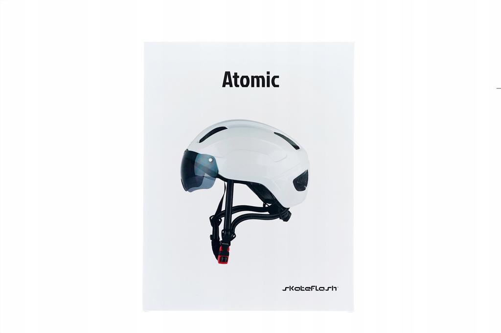 Kask rowerowy SkateFlash Atomic White