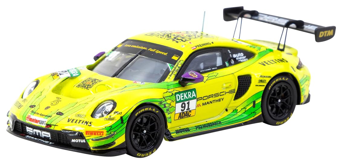 

TARMACWORKS Porsche 911 GT3 R DTM Champion 2023 Thomas Preining Completed Product 1/64 T64-084-23DTM91
