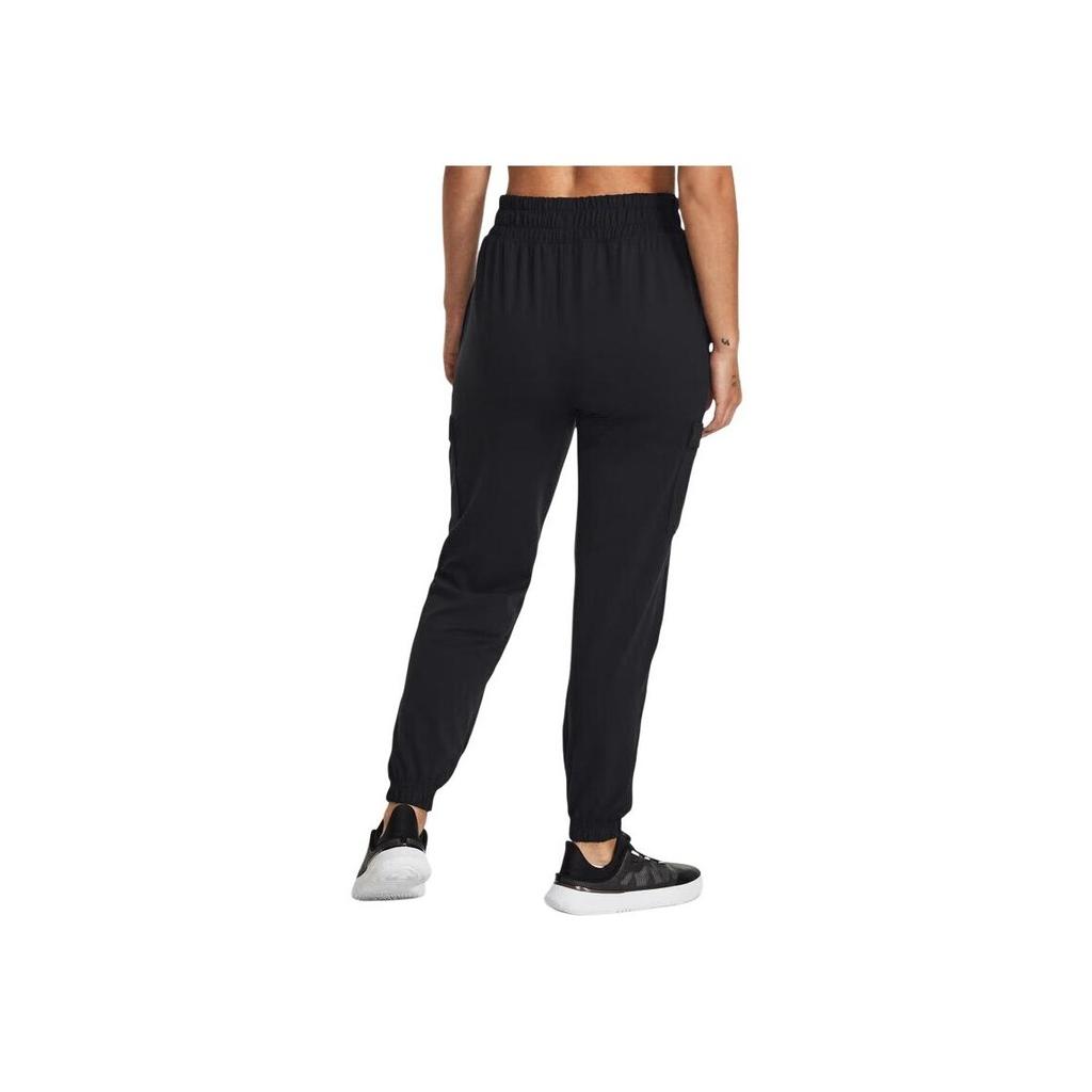 Under Armour Unstoppable Relaxed Fit Comfortable Knit Sports Pants Women bottoms Black 1389303-001