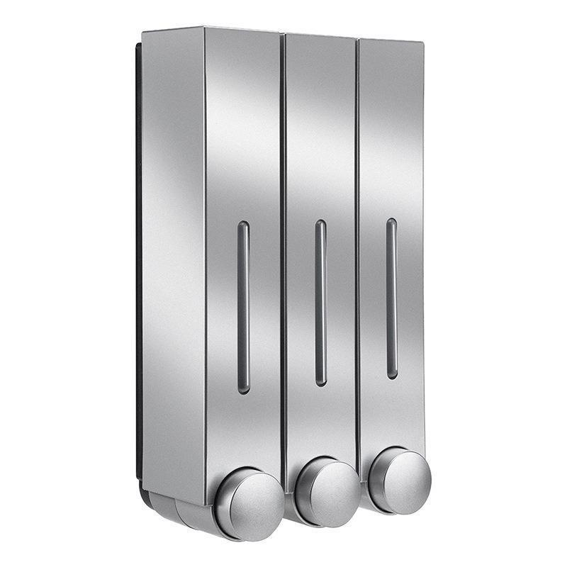 Wall Mounted Soap Dispenser Manual Press Soap Box Hand Sanitizer Bottle Large Capacity Shampoo Shower Gel Bottles Container